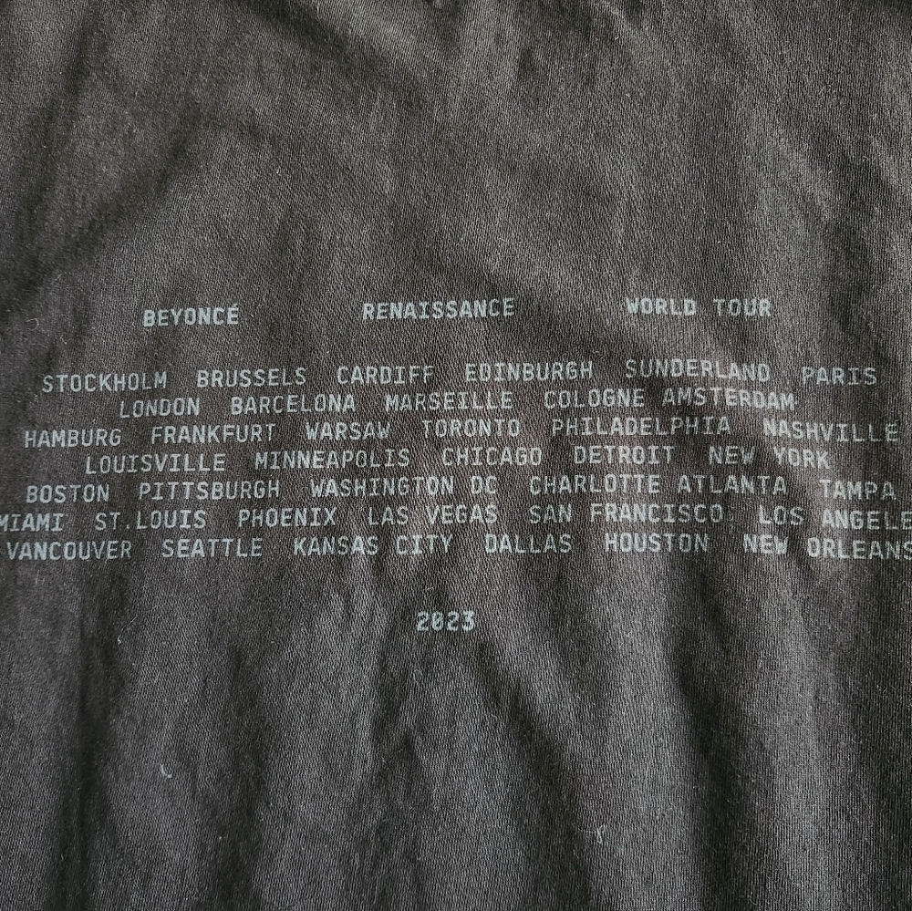 Beyonce Renaissance World Tour T-Shirt Mens Size Large - Picture 4 of 5